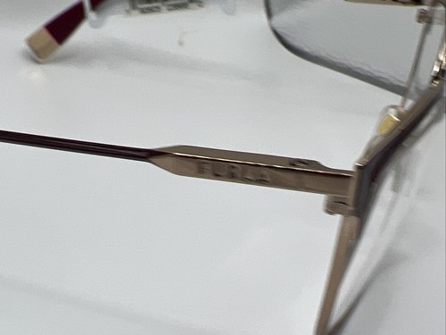 FURLA VFU396!0E59 135 55/17-135 wine & gold eyeglass frames *74 - 第 10/21 張圖片