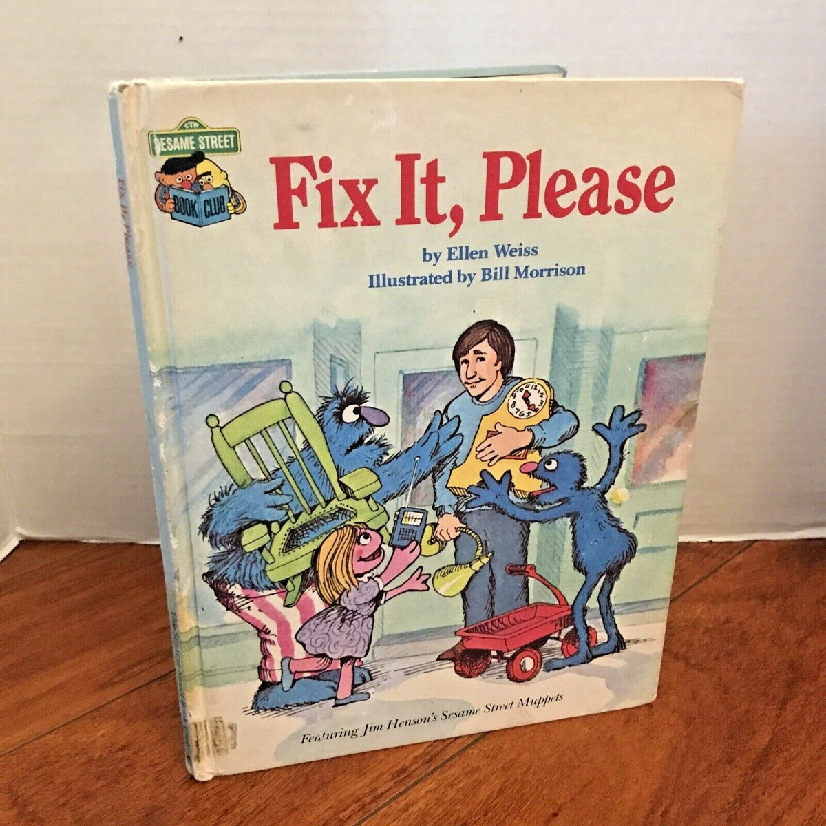 クラブ GOOD BOOKS PJ Vintage 1980 Sesame Street Book Club Fix It, Please 1st