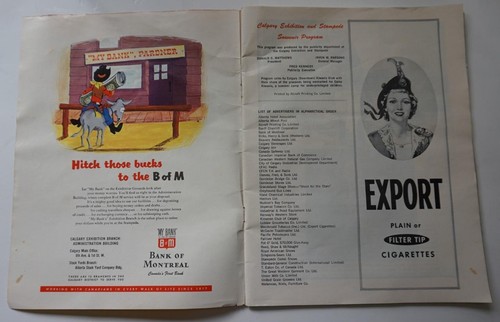 Calgary Exhibition Stampede July 1965 Official Souvenir Program Salute to Cowboy - Picture 2 of 5
