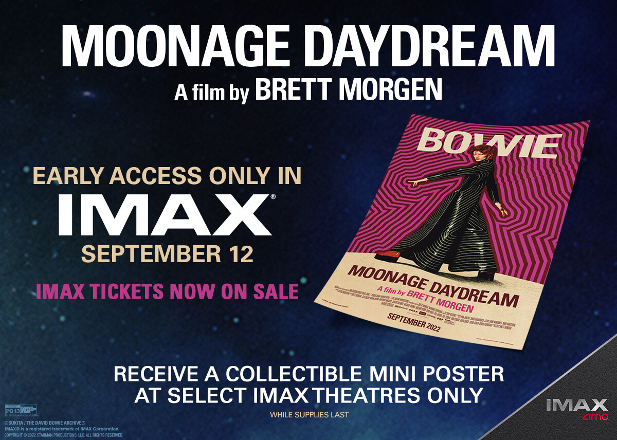 Moonage Daydream 2022 Movie Promo Poster David Bowie, NEW | eBay