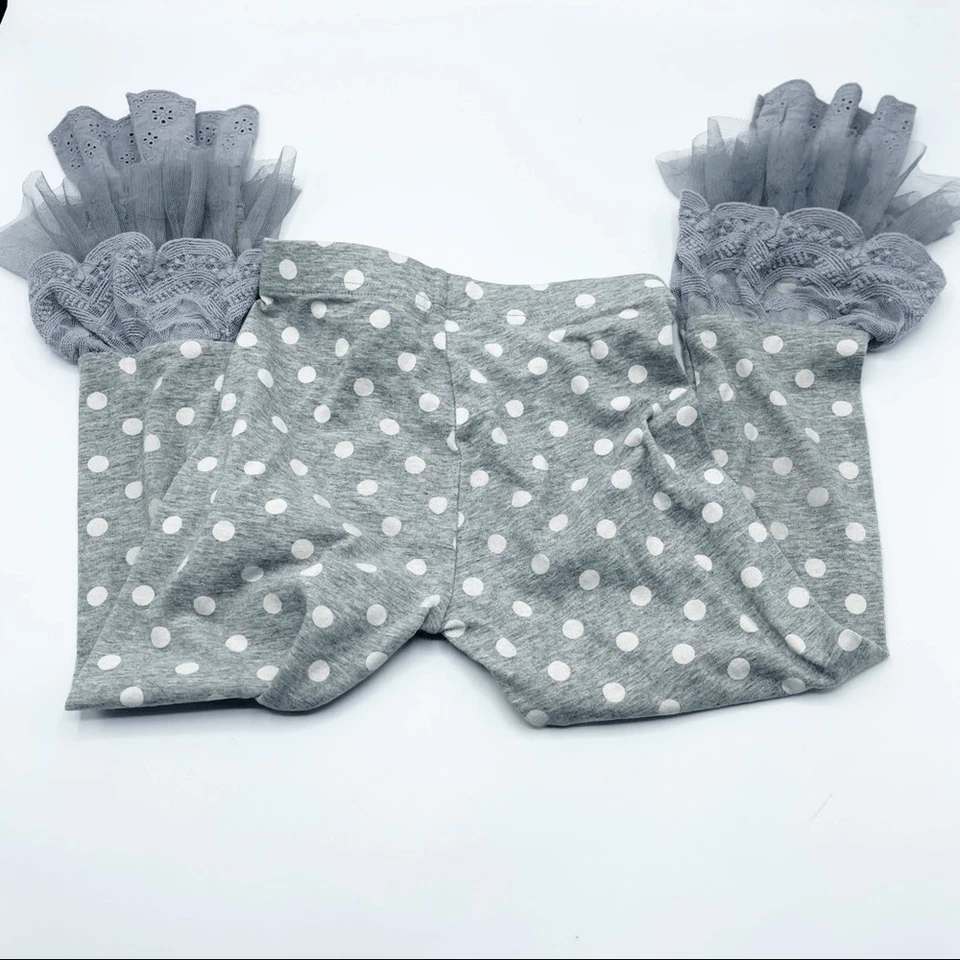 Leggings acampanados a lunares grises Matilda Jane - EE. UU. 4 Foto 3 de 4