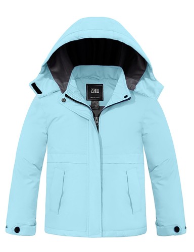 ZSHOW Girls' Waterproof Ski Jacket Warm Winter Coat Thicken Quilted Snow Coat - Picture 5 of 54