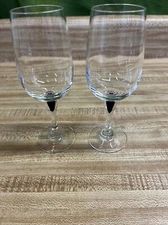(2) Courvoisier Cognac Glasses