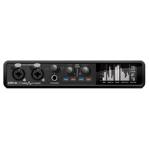 MOTU UltraLite-mk5 18x22 Desktop USB Audio Recording Interface with DSP