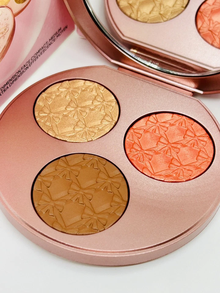 MAC Bubbles Bows Effervescence Extra Dimension Face Compact Palette MEDIUM - NIB - Image 2 of 4