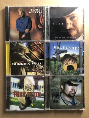 Toby Keith 6 CD Lot How Do You Like Me Now Self Titled Unleashed Pull My Chain