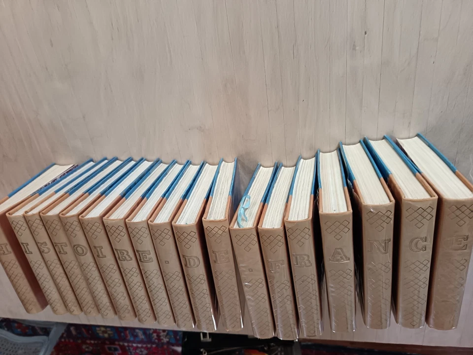 Michelet Histoire de France Edition numérotée, de luxe, 18 volumes, 1961 - Photo 2/4