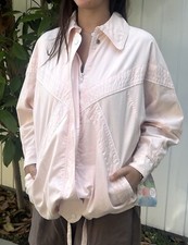 Vintage Sz L New With Tags Gitano Jacket Cotton Blend Oversized Pink