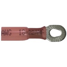Heat Shrink Multi Ring Terminal 22-18 Gauge 6 8  10 Stud Connector - 10 Pack