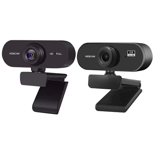 USB HD 1080P/2K Webcam Plug and Play with Microphone for PC Laptop Desktop - Afbeelding 6 van 18