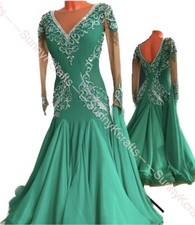 jz Handmade Dance Dress/Standard Ballroom Competition Dress Modern Waltz Tango