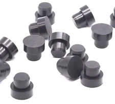 1/2" Rubber Feet  Fits 1/2" Hole x 3/4" Dia x 5/16" Thick Various Pack Sizes