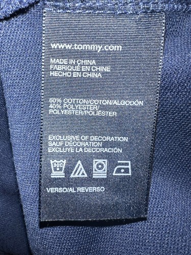 Tommy Hilfiger Girls Lg (12/14) Flag Blue Dress NWT - Picture 8 of 8