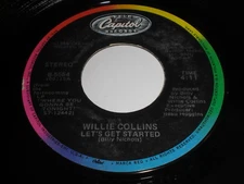 Willie Collins - Let's Get Started / Sticky Situation 45 - Soul