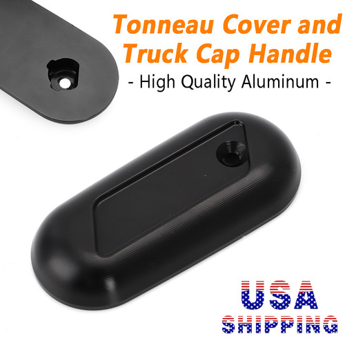 Aluminum Tonneau Cover Truck Cap Handle Molded Palm Handle Rebuild Kit Black US - Foto 1 di 9