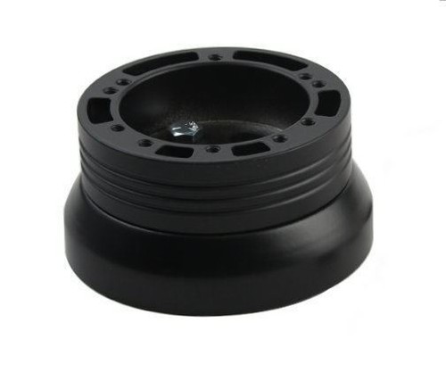 5 & 6 Hole Steering Wheel Black Hub Adapter ( Flaming River, Ididit, Gm, Chevy)