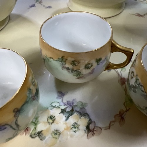 1800’s Limoges Sachsen Teeservice All Signed Mint - Bild 14 von 24