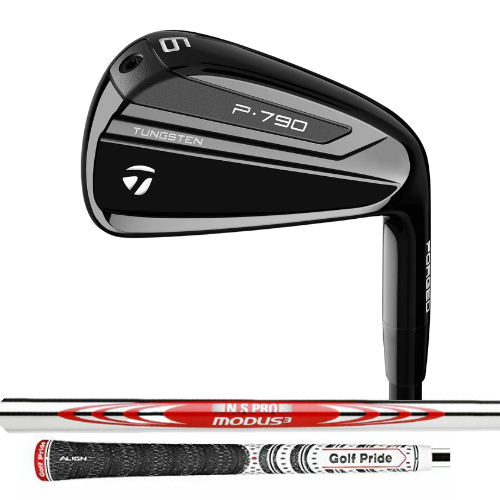TaylorMade 2019 P790 Black Approach Wedge, Nippon Modus 3 Tour 120