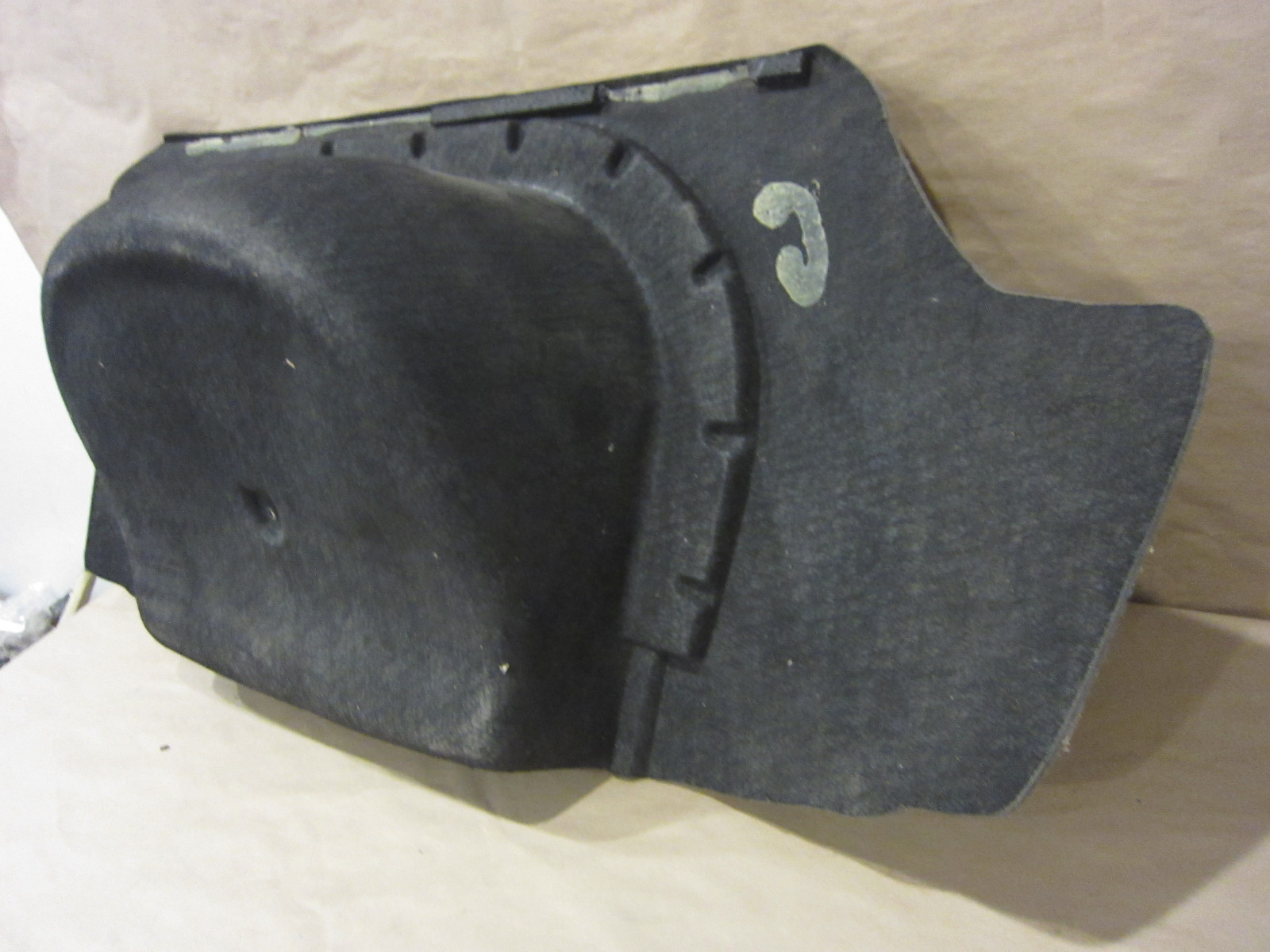 Maserati Spyder - Trunk Cover Carpet /Spare Tire Step (Gray) - P/N 66739700
