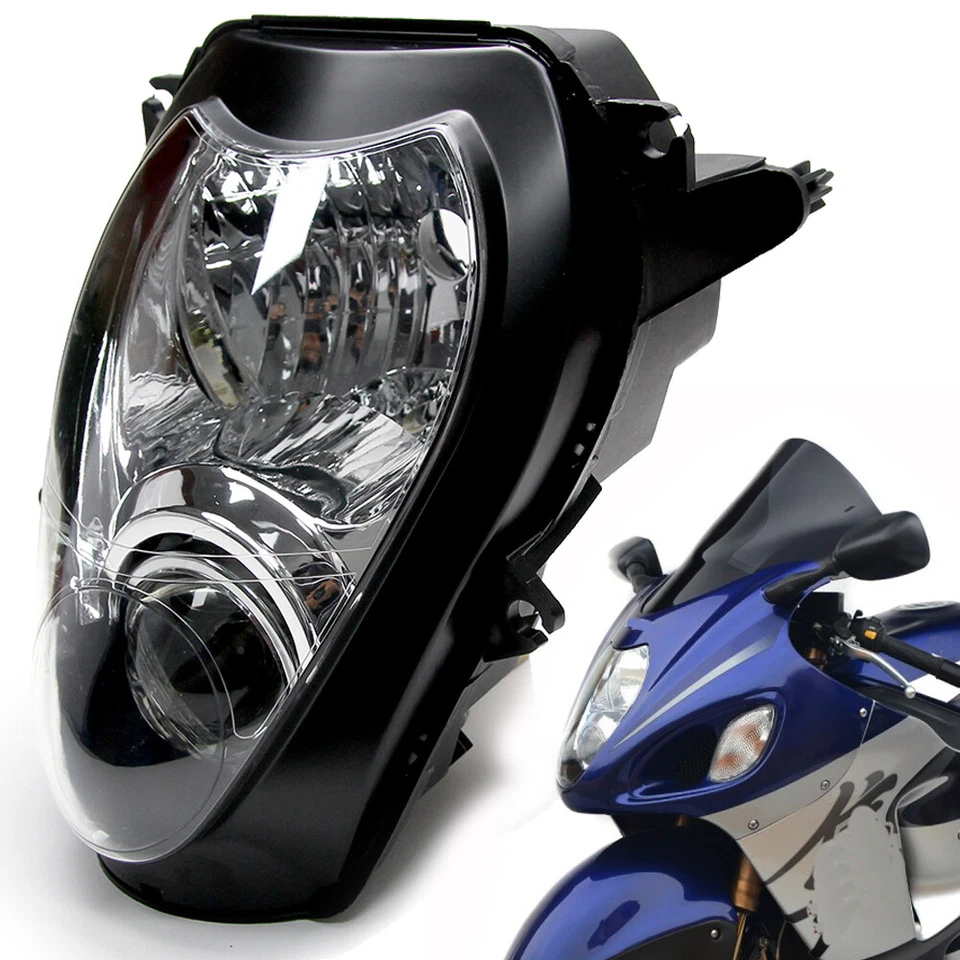 Conjunto de lámpara de faro delantero para Suzuki Hayabusa GSXR1300 GSX1300R 1999-2007 Foto 2 de 4