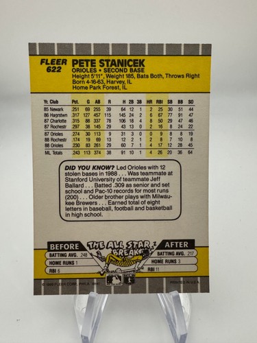 1989 Fleer Baseball Card #s 500-+Rookies + INSERTS -You Pick - Picture 268 of 358