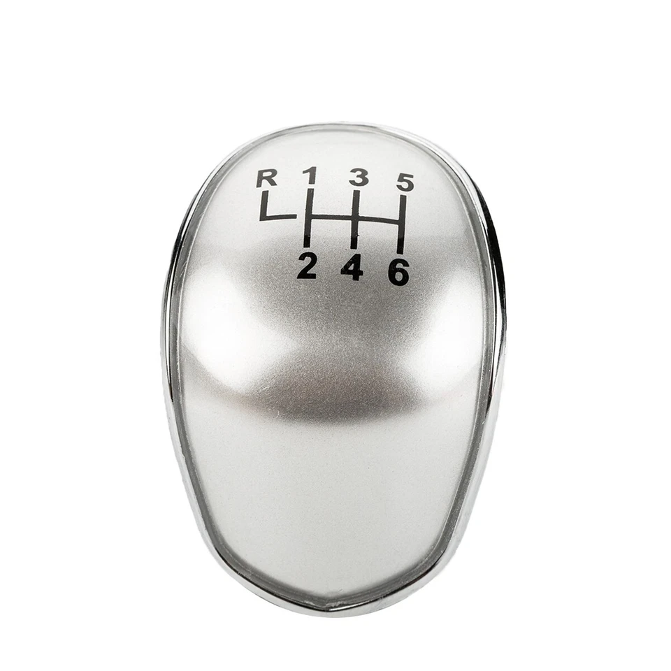 Leva Del Cambio Copertura 6 ingranaggi Color Argento per Ford C-Max II III - Immagine 2 di 4