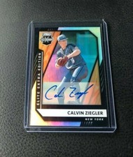 2021 Panini Elite Extra Edition Calvin Ziegler On Card Auto 