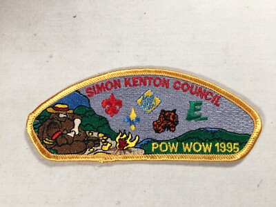 1985 Simon Kenton Council Pow Wow SAP yellow BSA CSP Patch