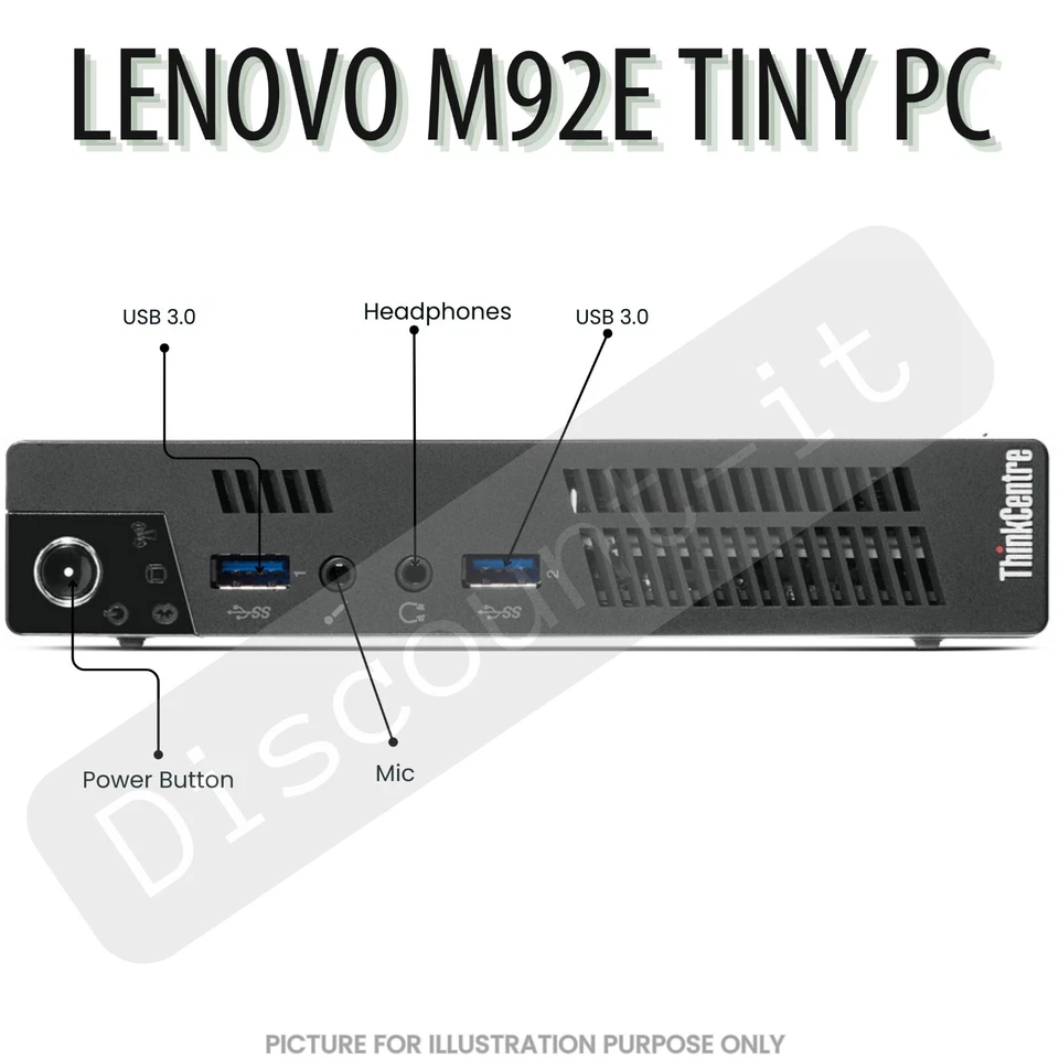 Lenovo M92e Tiny PC Intel Core i7 16GB RAM 1TBSSD Wi-Fi Enabled 90 days Warranty - Image 2 of 4