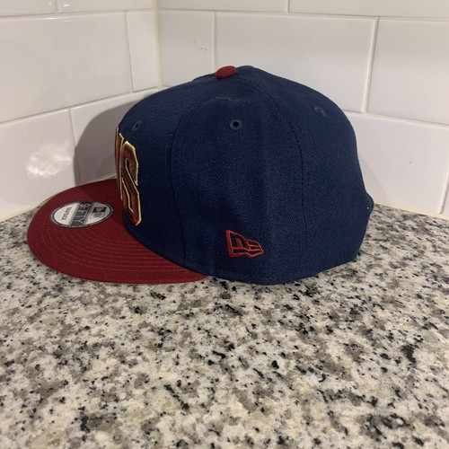 Cleveland Cavaliers New Era 9FIFTY NBA Navy Adjustable Snapback Cap Hat OSFM - Picture 3 of 5