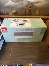 Xyron Creative Station Lite 5 Inch Machine-White/Silver 608931028782 Open Box