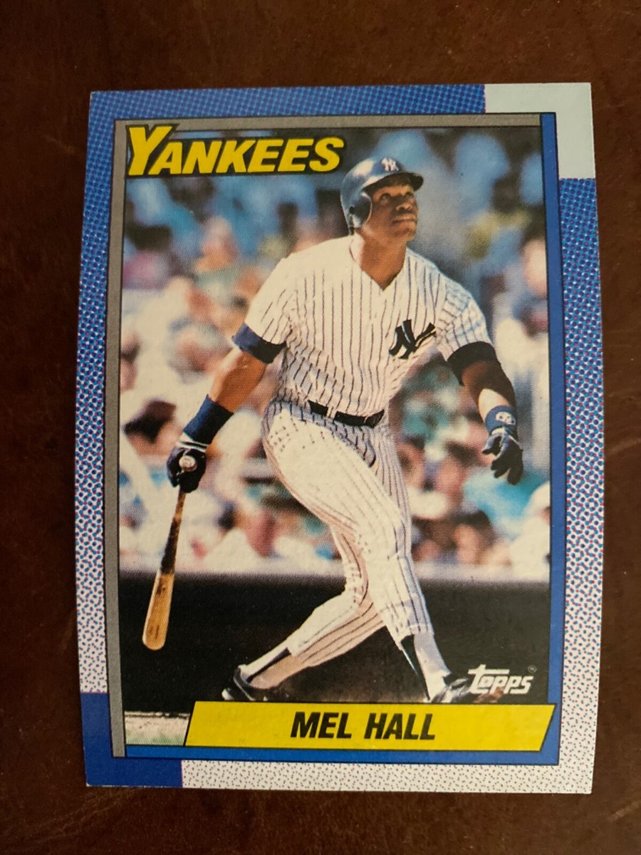 1990 Topps #436 Yankees Mel Hall Baseball Card | eBay