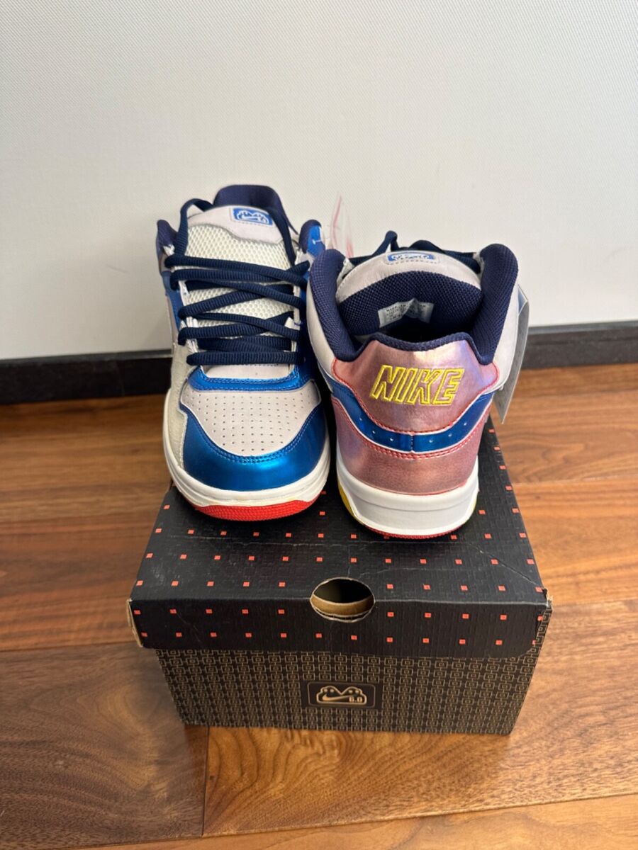 Nike 6.0 SB Dunk Air zoom oncore skate blue red shimmer 2007 Nike 6.0 SB Dunk Air zoom oncore skate blue red shimmer 2007