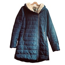 New Gelert Navy Storm Parka Coat Jacket Size 16 44 Womens