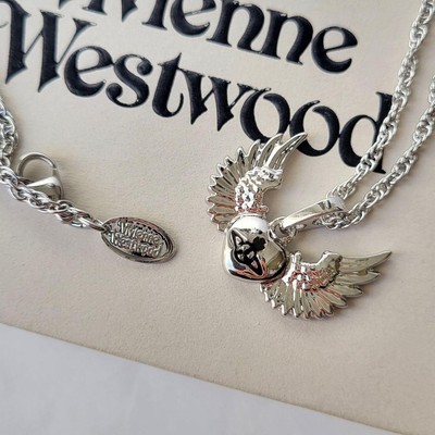 s*a様 Vivienne Westwood ネックレス シルバー 即発 Vivienne Westwood ネックレス シルバー ホワイトオパール