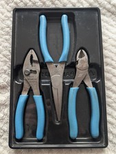 Snap On Tools 3 Piece Plier Set Used Condition