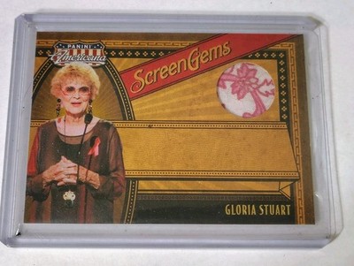 2011 Panini Americana Screen Gems #8 Gloria Stuart Worn 2-Color Patch /149