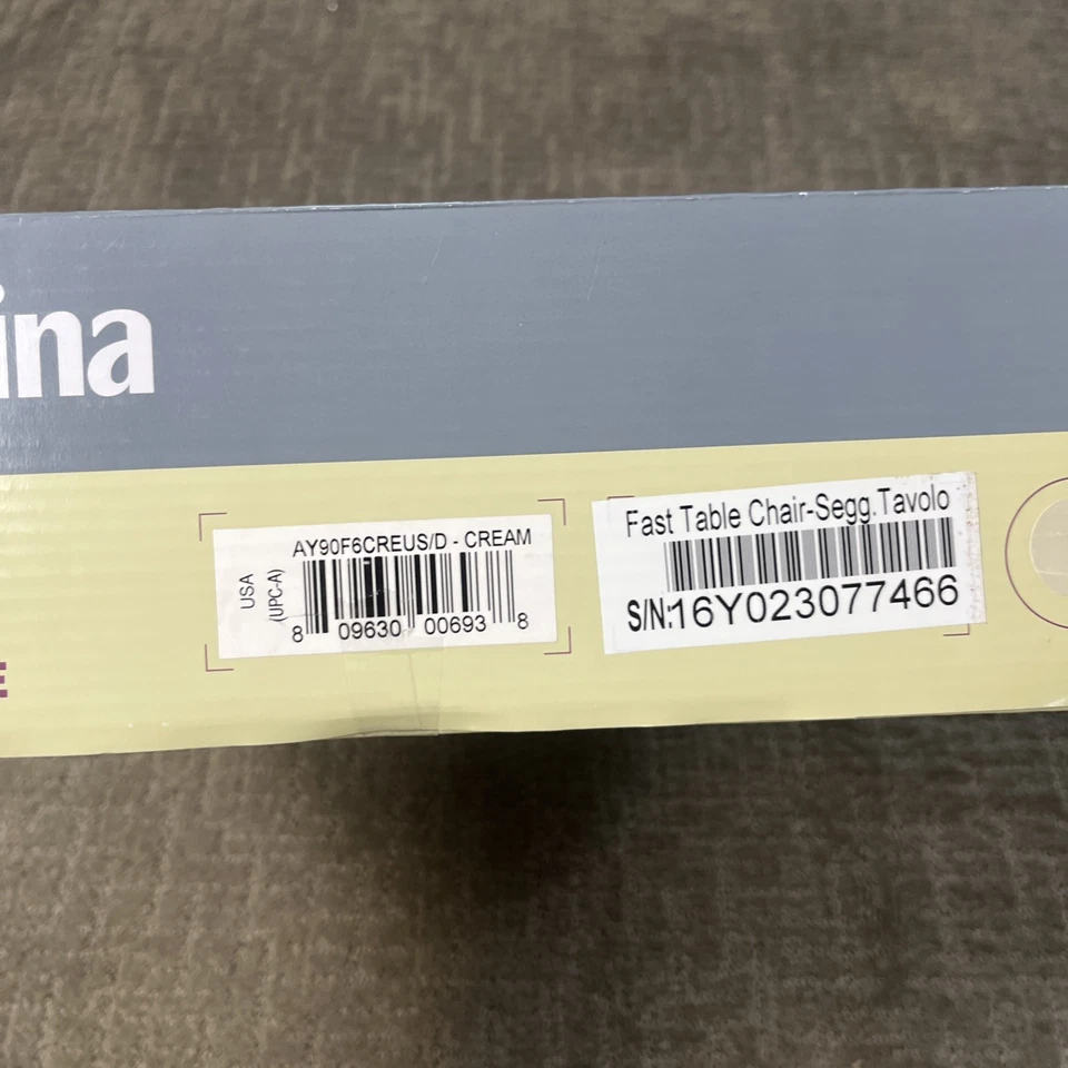 Inglesina Fast Table Chair Cream Pottery Barn Kids Dining Tray Plus New - Image 3 of 4