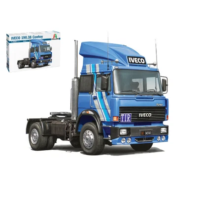 IVECO 190.38 COWBOY TURBO TRACTOR TRUCK 2-ASSI 1984 1:24 Italeri Kit Camion -F- - Photo 1/4