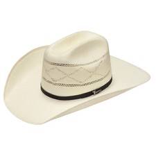 Twister Mens Bangora Ligne Cowboy Hat Natural, 7.125
