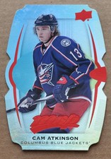 2016-17 Upper Deck MVP Colors and Contours #156 Cam Atkinson Teal Blue Jackets