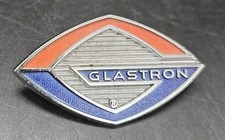 Vintage Glastron V-187 Swinger Boat Logo Emblem Badge Engine Cover