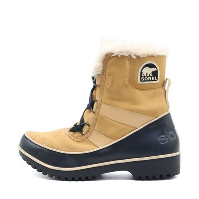 Sorel Damen NL2089-373 Winterstiefel beige schwarz Leder Boots Stiefel EU 38