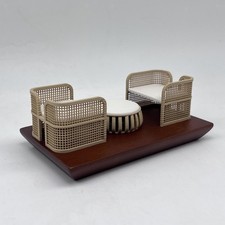 Set di Tavolo E Sedie per Casa Delle Bambole, Decorazione Realistica per Casa