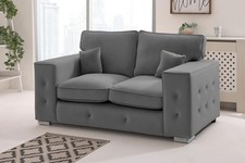 Sofahub Sherwood Velvet Fullback Sofa Set 2, 3, 3+2 Seater, Armchair Corner Sofa