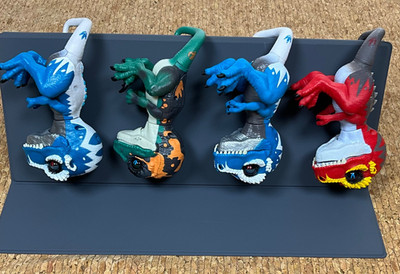 WowWee Jurassic World Fingerling Dino Toys Lot of 4 Interactive Raptors Set