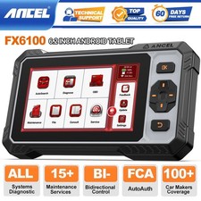 ANCEL Car All Systems Diagnostic Tool with Active Test OBD2 Scanner DPF OIL TPMS
