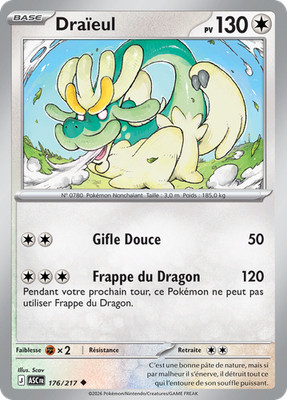 Pokemon Karte Draïeul 176/217 Selten Transzendente Helden