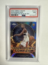ALEXANDRE SARR 2024 TOPPS CHRONE CD COMPLETE BLUE BALLS REF. RC 12! PSA9 / POP 1