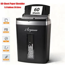 Paper Shredder Cross Cut Commerical Office DVD CD Credit Card Heavy Duty Destroy